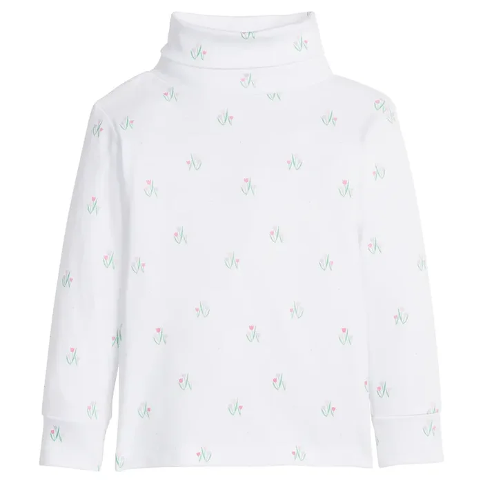 Printed Turtleneck – Tulips