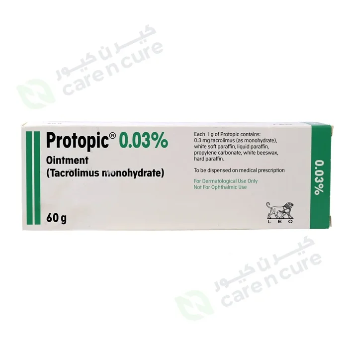 Protopic Ointment 0.03% 60 gm ( Original Prescription Is Mandatory Upon Delivery)