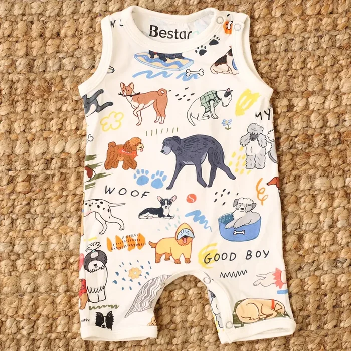 Puppy Pals White Shortall