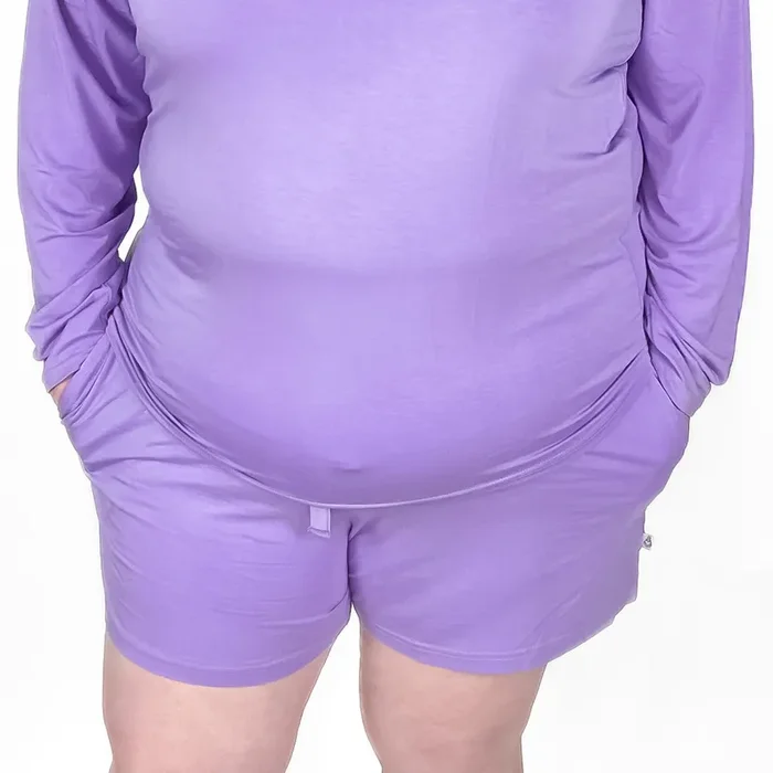 Purple | Women’s Bamboo Pajama Shorts