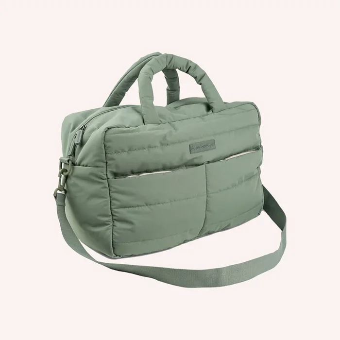Quilted Changing Bag – Green