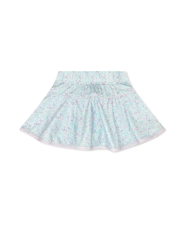 Quinn Skort – Frosted Floral, Petal Purple Minigingham