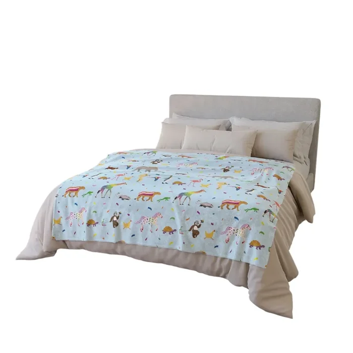 Rainbow On My Parade Pride 2025 Rainbow Flag Cozy Throw Blanket 50 “x60 “