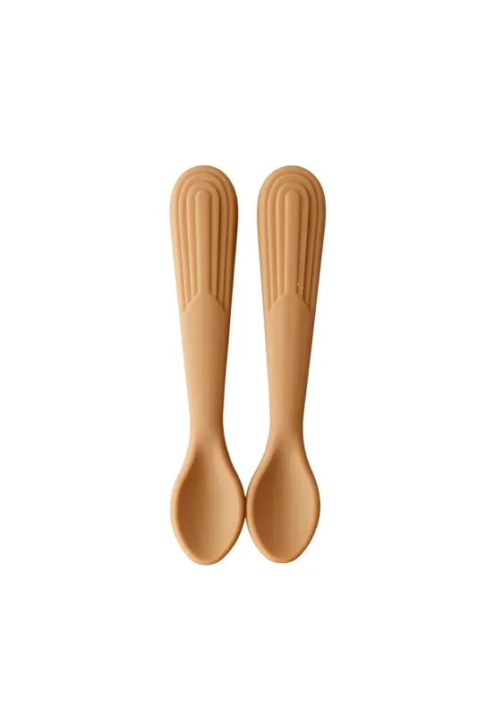 Rainbow Silicone Spoon – Biscuit
