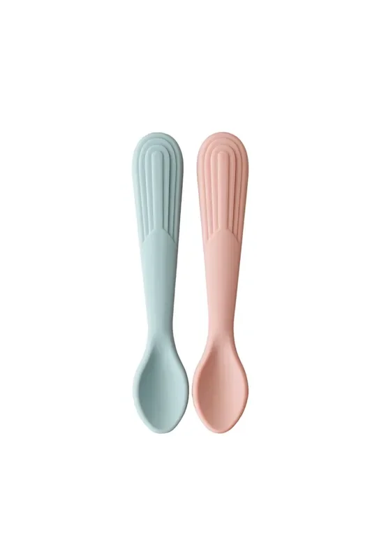 Rainbow Silicone Spoon – Cloud Blue | Cameo