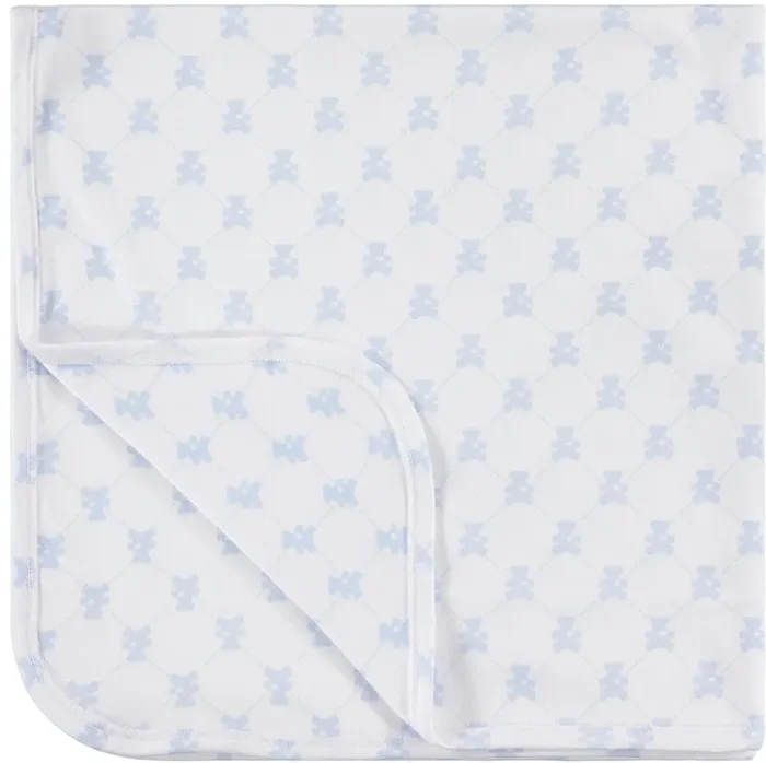 Receiving Blanket – Teddy Bear Blue