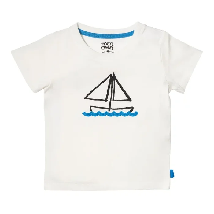 Recycled Cotton Sail Away Kid T-shirt