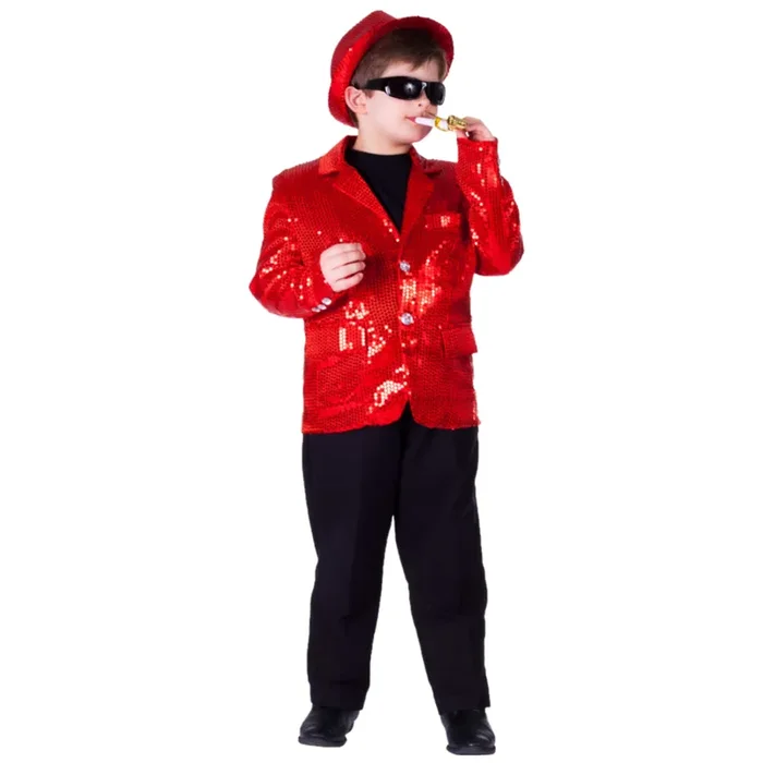 Red Sequin Jacket – Kids