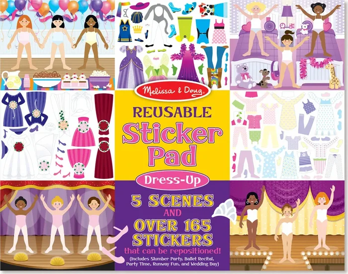 Reusable Sticker Pad – Dress-Up