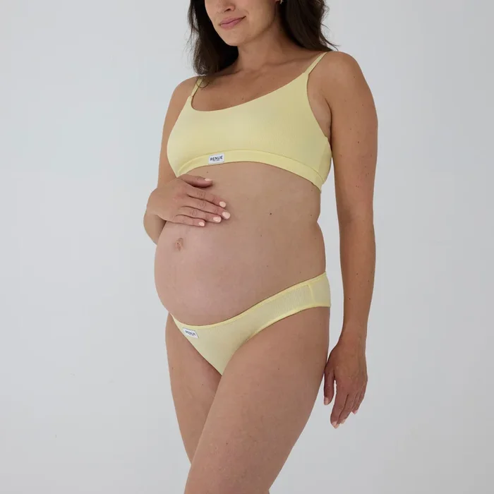 Ribbed Brazilian Brief – Lemon