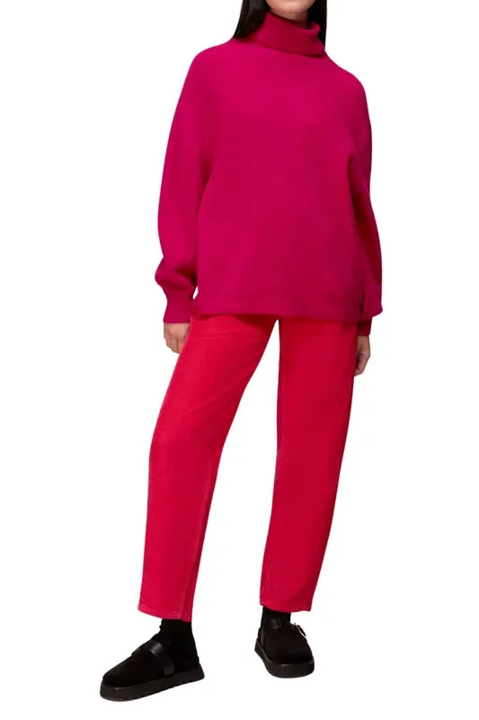 Ribbed Roll Neck Jumper