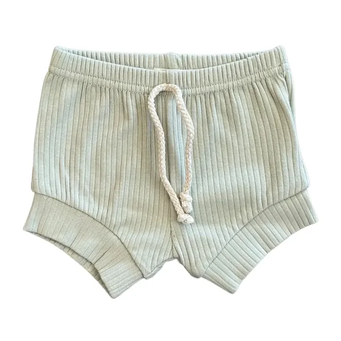 Ribbed Shorts – Pistachio