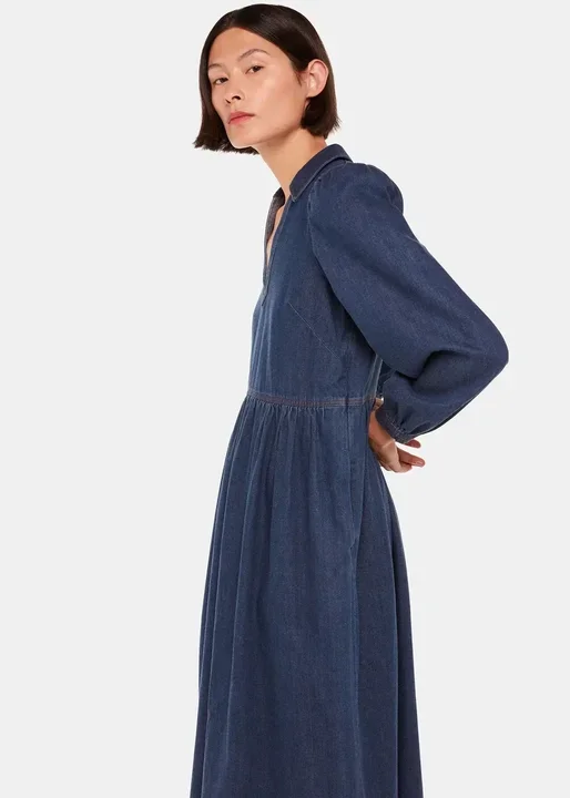 Rina Trapeze Dress Denim