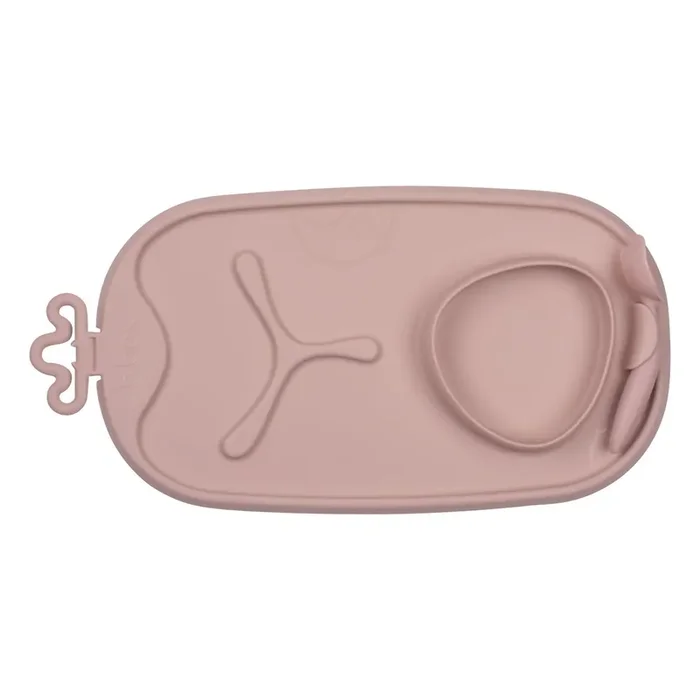 Roll + Go Mealtime Mat – Blush