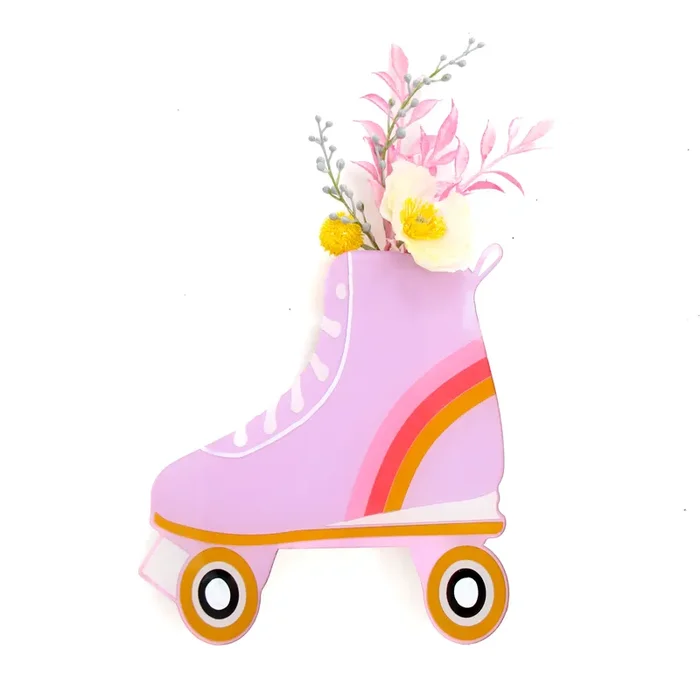 Roller skate propagation planter and bud vase