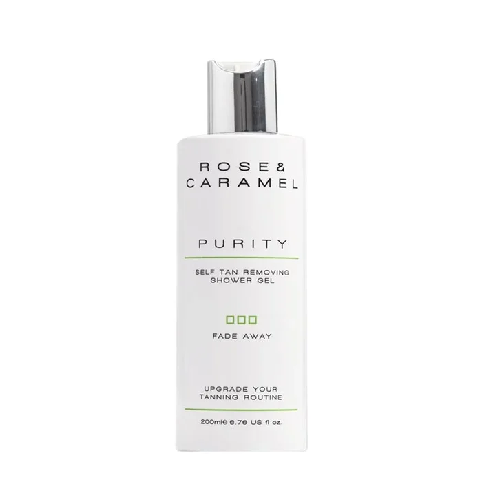 Rose & Caramel Purity Fade Away Self Tan Removing Shower Gel
