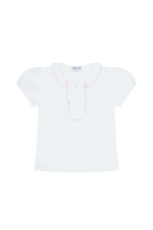 Ruffle Short Sleeve Tee