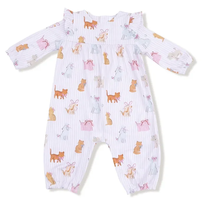 Ruffle Sleeve Romper | Fancy Pets