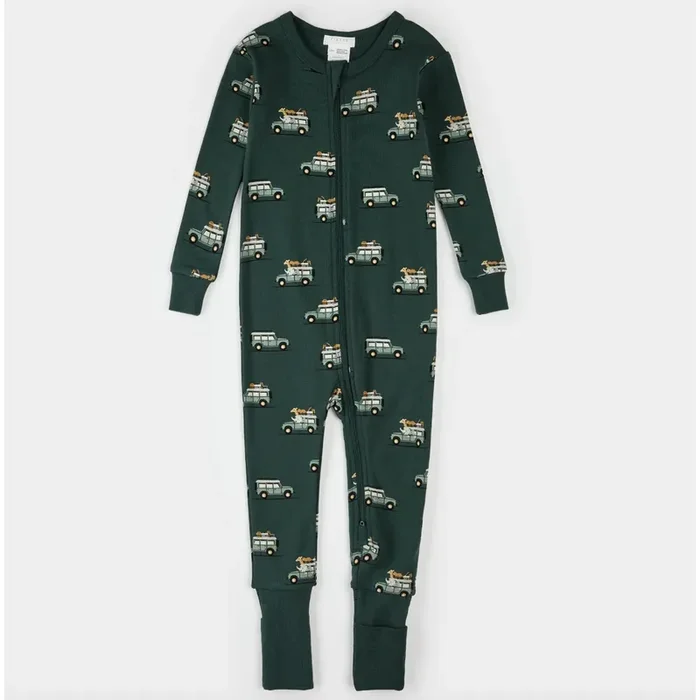 Safari SUV Print Military Green Convertible Sleeper