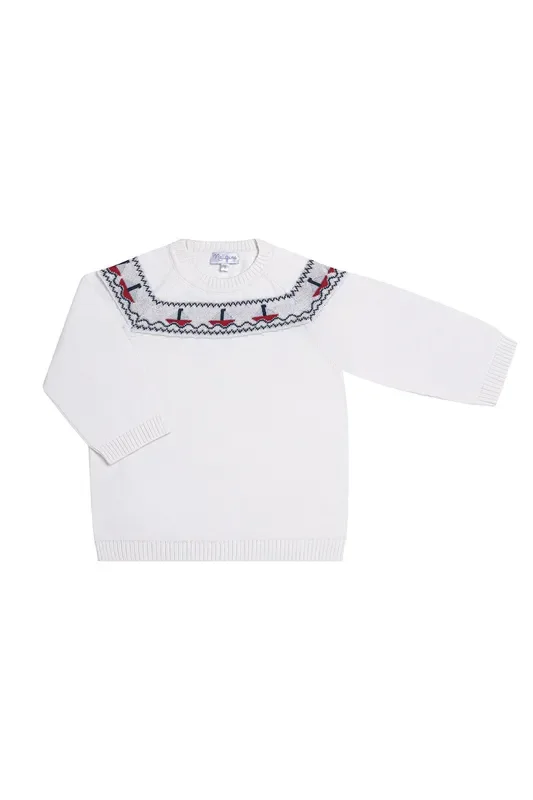 Sailboat Knit Sweater