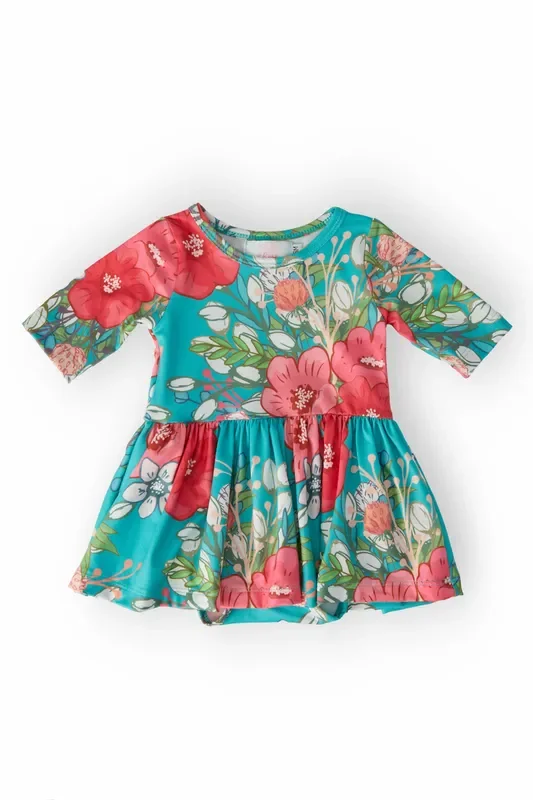SALE After the Rain 3/4 Sleeve Twirl Bodysuit