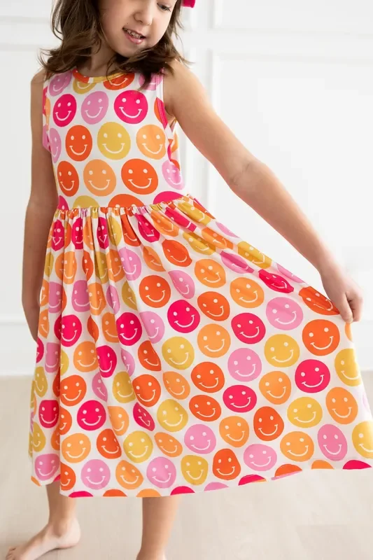 SALE Don’t Worry, Be Hippy Tank Twirl Dress