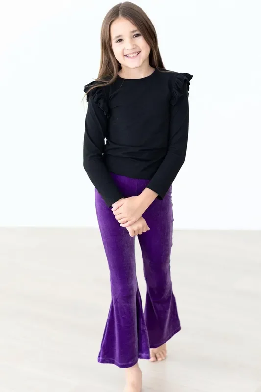 SALE Purple Velvet Bells