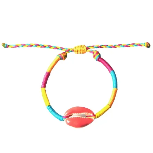 Salmon Candy Shell Bracelet