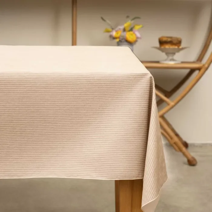 Sandbar Stripe Tablecloth