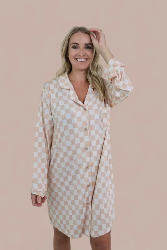 Sandy Checkers Women’s Dream Gown