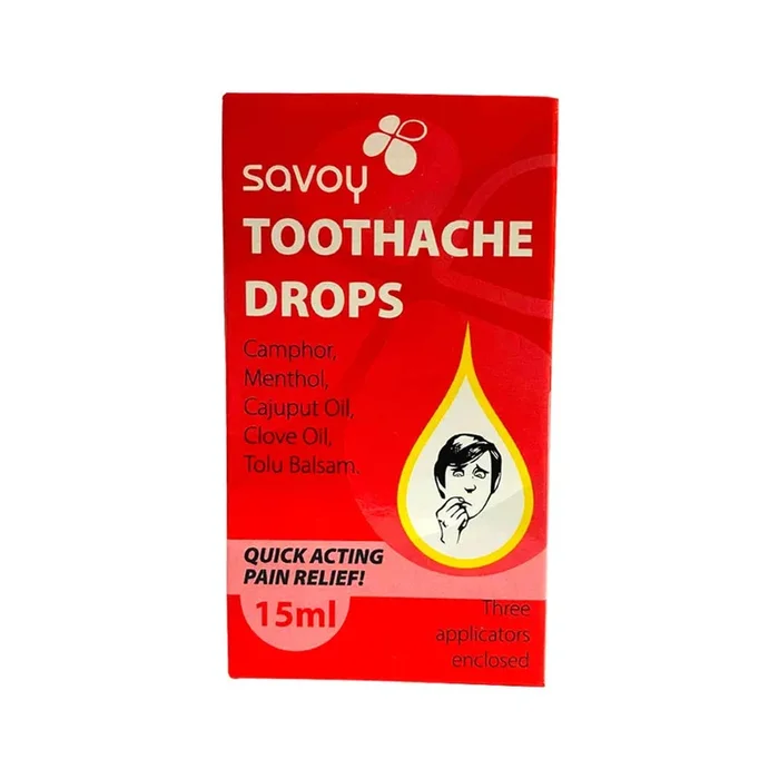 Savoy Toothache Drops – 15ml