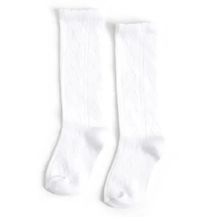 Scalloped Fancy Knee High Socks
