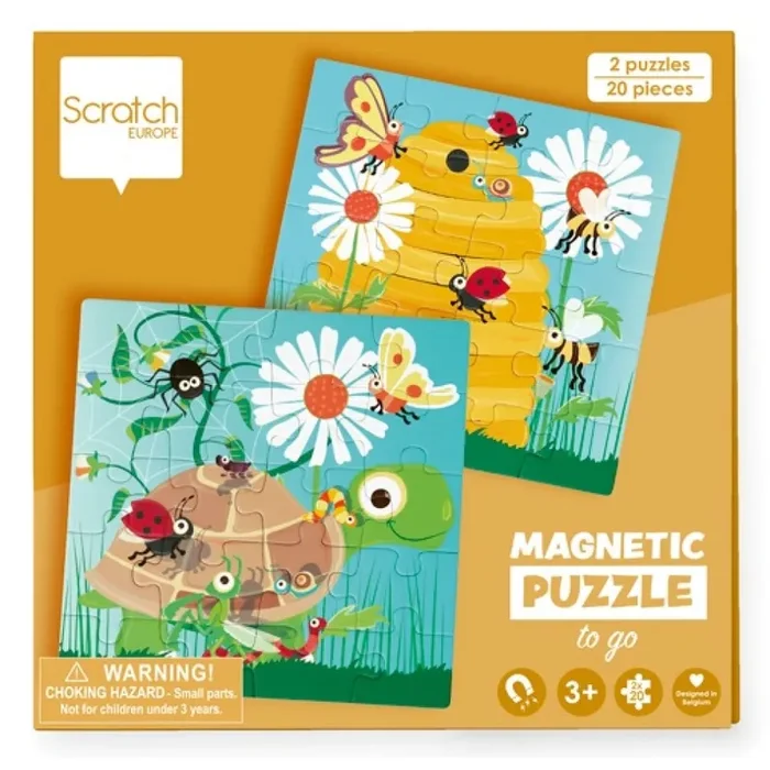 Scratch – Magnetic Puzzle Book To Go – Garden