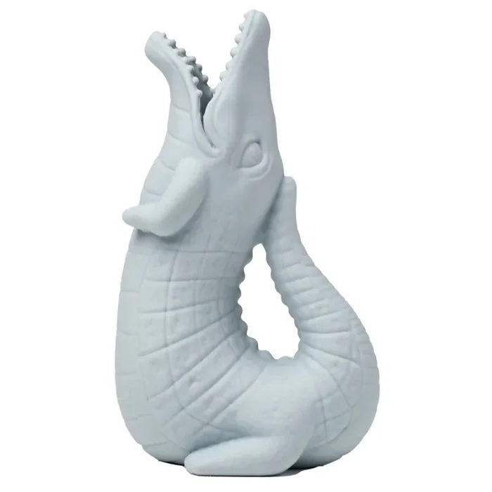 Scrunch – Crocodile Jug Duck Egg Blue