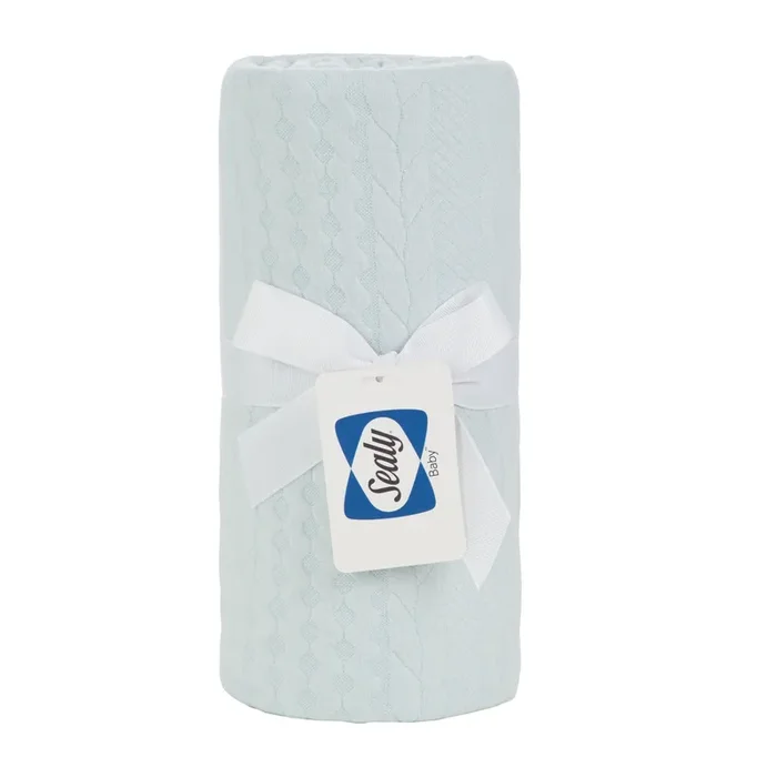 Sealy Baby Knit Blanket – Eucalyptus Mint