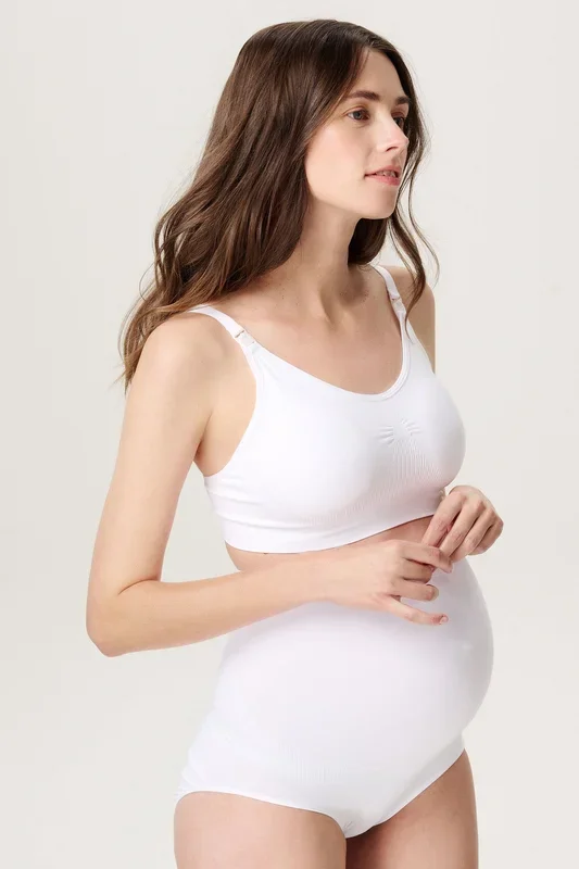Sensil Seamless Maternity Briefs White