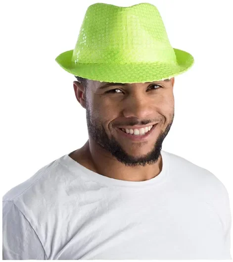 Sequined Fedora Hat