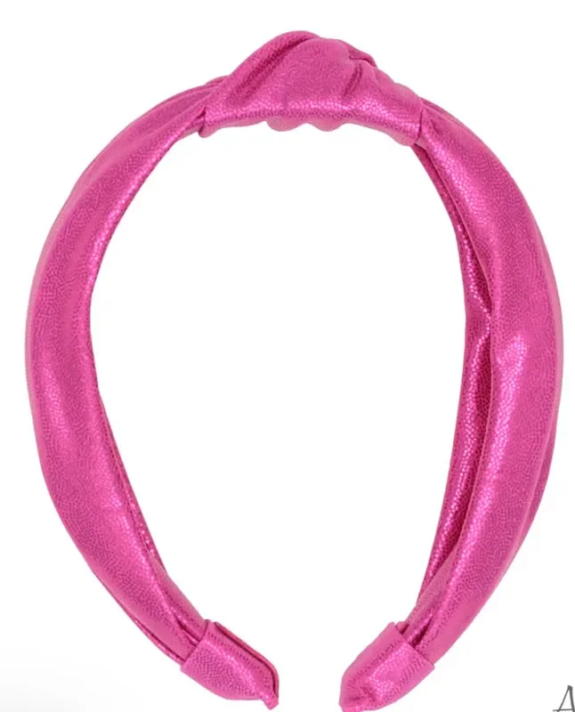 Shimmer Headband | Hot Pink