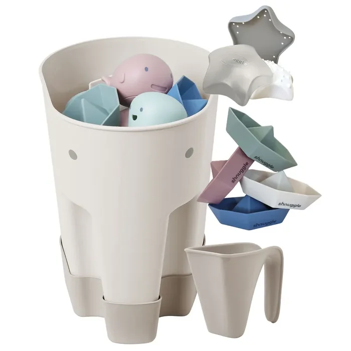 Shnuggle Bath Accessories 4-Piece Bundle