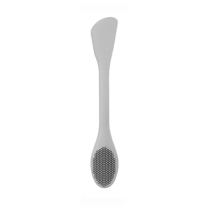 silicone face mask applicator / removal brush + facial scrub brush for beards