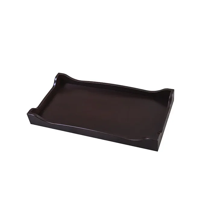Silva Scalloped Changing Tray in Cherry
