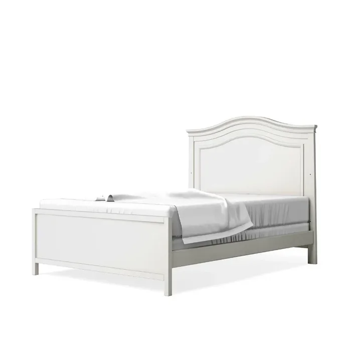 Silva Serena Full Bed with Low Footboard in White