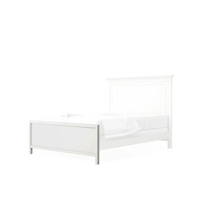 Silva Universal Low Profile Footboard in White