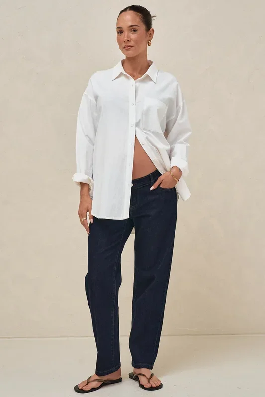 Small Talk Mum Jean – Indigo
