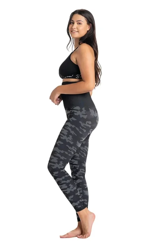Snapback™ Postpartum Leggings – Black Camo