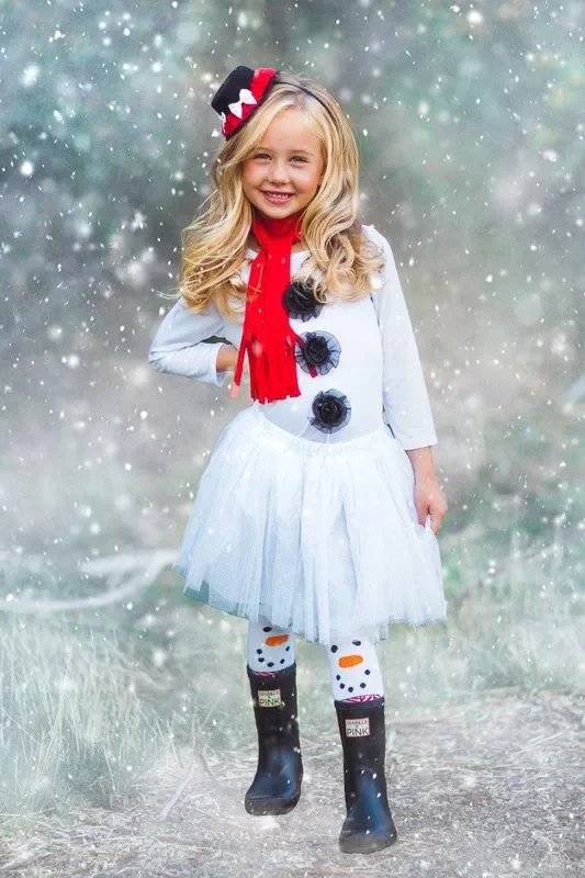 Snowman Costume – 4 Piece Set