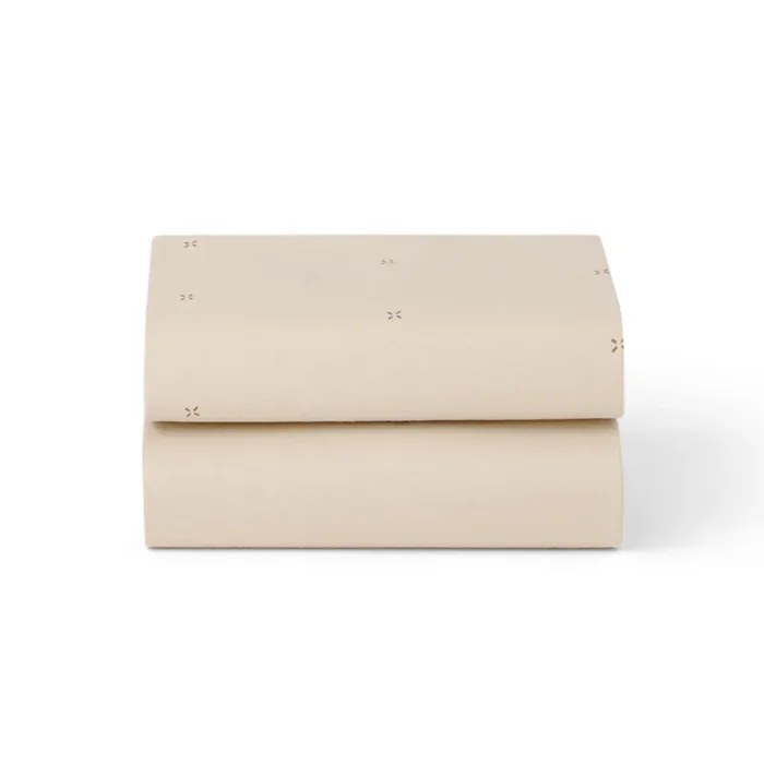Snuz Bassinet 2 Pack Fitted Sheets – Cashmere Cross