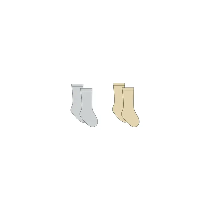 SOCK SET || SKY, YELLOW