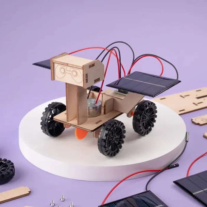 Solar Powered Mars Exploration Rover Diy Kit, Educational Stem Toy