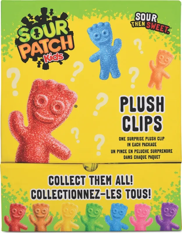 Sour Patch Kids Plush Clips Blind Pack